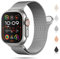 OULUOQI Cinturino di ricambio compatibile con cinturino Apple Watch 41mm 40mm 38mm 46mm 45mm 44mm 42mm 49mm, bracciali milanesi in acciaio inossidabile per iWatch serie 10 9 8 SE 7 6 5 4 3 2 1 Ultra 2
