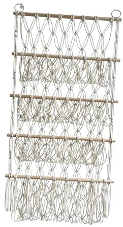 MagiDeal Filet pour Jouets en Peluche, hamac, Organisateur Mural Suspendu, Support de Salle de Bain, Affichage de Rangement de Jouets en Peluche pour Salon, Beige