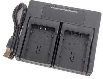 USB Dual Battery Charger For Panasonic CGA-DU21 CGA-DU07 CGA-DU06 CGA-DU12 CGA-DU14 VW-VBD070 VW-VBD120 VW-VBD140 VW-VBD210 Digital Camera