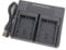 USB Dual Battery Charger For Panasonic CGA-DU21 CGA-DU07 CGA-DU06 CGA-DU12 CGA-DU14 VW-VBD070 VW-VBD120 VW-VBD140 VW-VBD210 Digital Camera