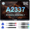 JQYDZH Replacement Screen for MacBook Air 13 inch A2337 M1 2020 Year (Model: EMC 3598 MGN93 MGNA3 MGND3 MGNE3 MGN63 MGN73) Full LED LCD Display Assembly 13.3 (A2337-Space Gray)