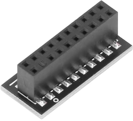 Eujgoov Módulo TPM 2.0 Interfaz LPC, Módulo de Seguridad de Tarjeta Remota Componente Electrónico Placa de Seguridad de Cifrado de Tarjeta Remota de 20 Pines