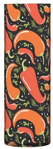 Mexikanische Blumenvasen aus Kunststoff, Rot, Hot Chili, 30 x 9 cm, Vasen für Tische, moderne Vasen für Büro, Zuhause, Küche, Wohnzimmer, Dekoration