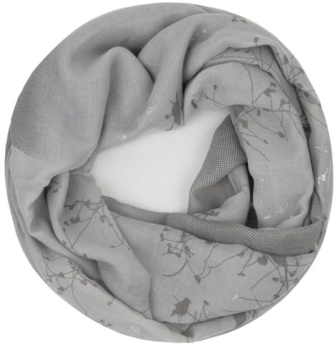 Glamexx24 Topstyle Schal Schlauchschal Damen Langschal mit Muster Loop schal Loopschal Tuch Halstuch Rundschal Leicht