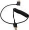 HangTon HDMI 8K 4K 30p 60p Kabel für ATOMOS Ninja Ultra Sony FX30 FX6 FX9 Canon C500 BGH1 GH6 Kamera FEELWORLD Z CAM E2 F6, Rechter Winkel Typ A HDMI 2.1 Geflochtene Spule 50cm
