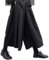 Hakama Samurai-Hose im Gothic-Stil, weite Beine, für Herren, Schwarz