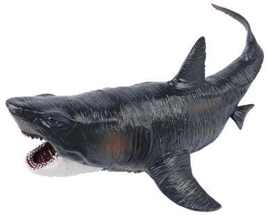 Sarini Großes Hai-Modell, Megalodon-Statue, realistisches Hai-Modell, 27 cm, Simulation prähistorisches Meerestier-Modell