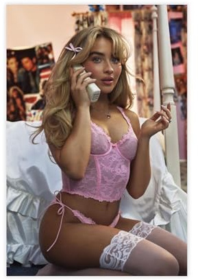 KJUFE Sabrina Singer Tischlerposter 20 Leinwandposter Schlafzimmer Dekor Landschaft Büro Zimmer Dekor Geschenk 20 x 30 cm