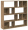 vidaXL Bücherregal/Raumteiler Artisan-Eiche 105x24x102 cm, Bücherschrank, Standregal, Büroregal, Raumteiler, Aktenregal, Aufbewahrungsregal