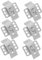 DOITOOL 6pièces Supports Évier Sous Plan Pour Fixation Sécurisée De Lavabo Clips De Montage Universels Pour Cuisine Et Salle De Bain Installation Facile