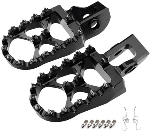Pédale de Frein arrière de Moto/Convient for KTM EXC EXCF SX SXF XCW XC XCF 125 150 200 250 300 350 450 500 2017-2022 2018 SX125 SX150 2016 Repose-Pieds CNC Repose-Pieds à pédale(Black)