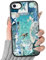 Yoedge Transparent Cover for iPhone 7/8/SE 2020/SE 2022, Aesthetic Flowers Summer Collage Pattern Flower Designs for Women Girls, Silicone Flexible Case for iPhone SE 4.7 Inch, Ocean Turtle
