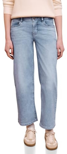 Street One Studio Damen Bleached Wide Leg Jeans