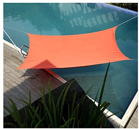 Awning Canopy 2.5x3m Sun Shade Sails Canopy with Rope Rectangle Sunscreen Awning UV Block Heavy Duty Sunshade Cover Net Waterproof for Garden Patio Outdoor Facility and Activ