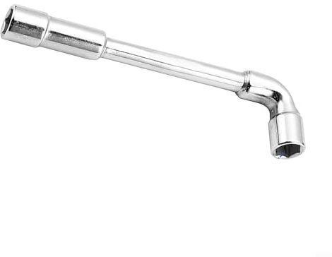 Allthingstore Robuster Doppelkopf-Rohr-Steckschlüssel für 6 19-mm-Sechskantschrauben, für Ingenieur- und Auto-Anwendungen (10 mm)