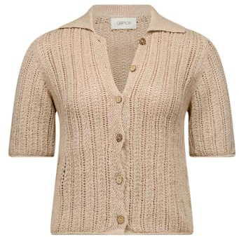 Cartoon Strickjacke Kurz 1/2 Arm