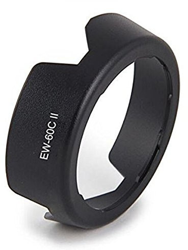 EW60C II Paraluce Tipo EW-60C 2 per Obiettivo Canon EF-S 18-55mm f/3.5-5.6 EF 28-90mm f/4-5.6 II USM e EF 28-80mm f/3.5-5.6 V USM - Adaptout marca francese