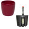 Set 3 teilig für Hydrokultur Keramik Blumentopf Venus weinrot Ø 16cm H 14 cm Kulturtopf 13/12 Wasserstandsanzeiger WA 12