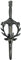 Épingle à kilt en forme de tête de cerf - Motif celtique écossais (antique), antique, 10 cm