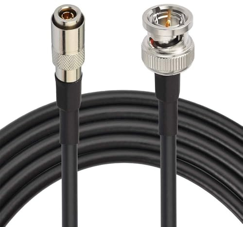 Superbat 1.5m/5FT DIN 1.0/2.3 Stecker auf BNC Stecker Belden 1855A Kabel 75ohm 3G/6G/12G HD-SDI Low Loss Digital Video Kabel für Videokamera Monitor Video Assist 4K HyperDeck Kamera
