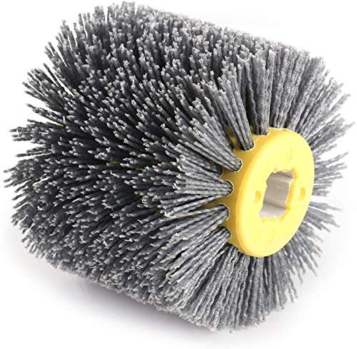 Cepillos de Disco para Taladradoras, Alambre Ondulado Cepillo de Pulido, Almohadilla de Pulido, Grano # 120, Flexible Duradero para Taladro, para Pulido