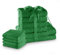 AmeliaHome Handtuch Set Grün 4 Gästetücher 30x50 cm 4 Handtücher 50x100 cm und 2 Duschtücher 70x140 cm 100% Baumwolle Qualität Saugfähig Amari