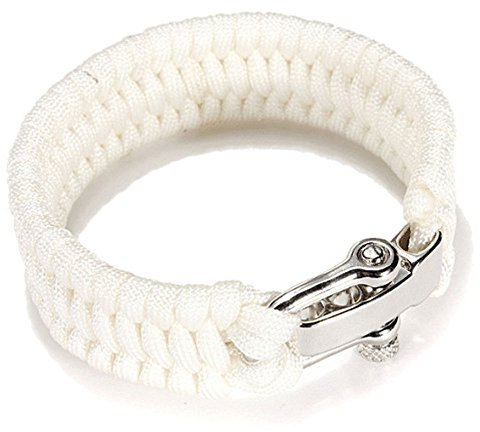 SagaSave Outdoor Paracord Survival Armband, Notfall-Rettung Fallschirmseil Armband mit verstellbarer Schnalle für Reisen, Camping und Wandern