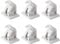 GEQIAN Self-adhesive Curtain Rod Bracket Nail-free Adjustable Rod Bracket Holders 2/4/6pcs - Self-adhesive Wall Mount Curtain Pole Wall Brackets for Home Bathroom