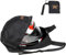 Motorcycle Helmet Backpack Foldable Large Capacity Nylon Bags Waterproof Lightweight Cycling Riding Storage Bag, Outdoor Sports Basketball Bag, Ski Helmet Bag, B Black,
