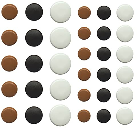 Abdeckkappen für Torx - Zierkappe Blindkappe Innensechskant (TX 15, hellbraun (RAL 8001), 200)
