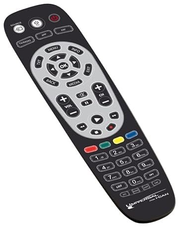 Jolly Line UNIVERSAL FOR I-CAN - TELECOMANDO UNIVERSALE PER DECODER I-CAN + TV LEARNING (FUNZIONI BASE) - COMPATIBILE con I DECODER I-CAN