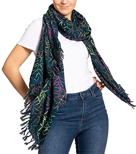 PANASIAM Schal B803 dark bamboo, L