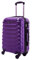 R.Leone Valigia Trolley Bagaglio a mano Rigido Ultraleggero in ABS 4 Ruote Autonome (Viola, 2026 Valigia 55x40x20cm)