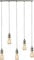 Calla - 230V E27 Vintage 5 Light Bar Pendant - Brushed Chrome