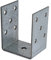 U-Schelle, U-Form Träger Pfostenschuh Pfostenträger Aufschraubhülse Stützenfuß - Holz Beton (U-Schelle 80x100x60mm)