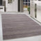 HomebyHome Teppich Wohnzimmer 140x200 cm Beige Moderne Einfarbig Meliert Design - Esszimmer und Schlafzimmer Rechteckig Teppich Kurzflor Teppiche Extra Weich Pflegeleicht - Carpet Living Room