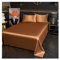 DMKD Bettlaken ohne Gummizug in 100% Polyester Mikrofaser Betttuch Haustuch ohne Gummi Glatt und Weich Laken viele Farben und Größen (Color : Coffee, Size : Flat Sheet 120x230cm)