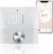 Decdeal WiFi Thermostat für Wasser Fußbodenheizung Und Gas Boiler Steuerung,kompatibel Alexa, Google Home Und Smart Life-App Fernbedienung,mit Drehknopfsteuerung Raumthermostat,2.4GH-WLAN 3A(weiß)