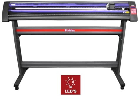 PixMax Vinyl Cutter 135 cm LED – Tracker, Cutter, Shirts, Aufkleber, Personalisierung [Halterung und Schutzhülle inklusive)
