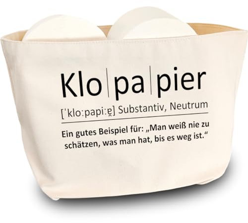 COZYINT® [DAS ORIGINAL] toilettenpapier aufbewahrung lustig – klopapier Rollen Organizer, wc Papier ersatzrollenhalter, toilettenpapieraufbewahrung, klorollenaufbewahrung