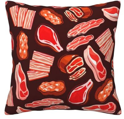 AvImYa Bacon Muster Cord Kissenbezüge Multi Größe Wohnkultur Moderne Bauernhaus Sofa Wohnzimmer Sofa Bett