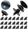 RHQFDM 22 Stücke Automatten Halter Auto Fußmatten Clip Universal Auto Fussmatten Fixclips Rund Druckknopf Teppich Clips Fußmatten Befestigung Kunststoff rutschfeste Schnalle Verschluss Clip