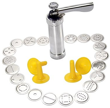 Garneck Cookie-Presswerkzeug back zubehör backzubehör set Gebäckpresse Keksherstellungsset Rohrleitungssatz Creme Spritzpistole Gebäckbeutel Suite Keksmaschine Wiederverwendbar