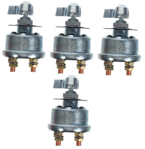 Gatuida 4 Stück Racing Netzschalter Batterie Trennschalter Batterie Kill Versorgung Batterie Trenn Kill Schalter Batterieschalter Für Anhänger Batterie Stromausfall Zubehör