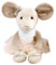 Ueiwffzo Maus Plüschtier Kuscheltier Baby, Süße Kuscheltiere Maus Stofftier, Weiches Niedliches Plushie für Baby Kuscheltier, Ideal als Babyzimmer Deko und Kinderzimmer Deko (Braun,38 cm)