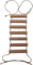 Gehanico Cat Climbing Frame Outdoor 20in Ladder Cat Tree Wall Climbing Bridge Climbing Rope Ladder for Cat Pets