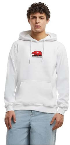 Mister Tee California Bear Patch Hoody White, M