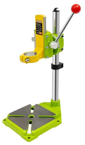 Bohrmaschinenständer, Tischbohrmaschine Ständer, Bodenbohrer Presse Ständer für Handbohrmaschine, 90 Grad Drehbar Einstellbar, Bohrer Presse Adapter Werkbank Reparaturwerkzeug für Bohrmaschine Presse