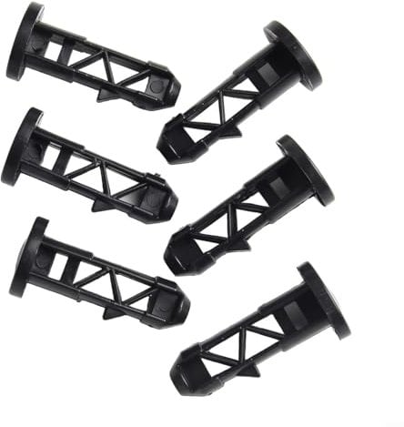 Plastic Hinge Pins for 240L Wheelie Bins Convenient Trash Can Accessory (3 pairs )