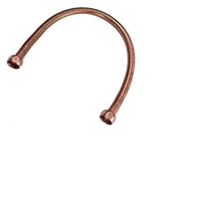 UZAMIRLEX Tubo Doccia Connettore per Tubo Doccia, Flessibili for Doccia Tubo Flessibile Idraulico 1/2 Valvola angolare Connettore Tubo Flessibile Idraulico for Sostituzione da 50 cm(C)